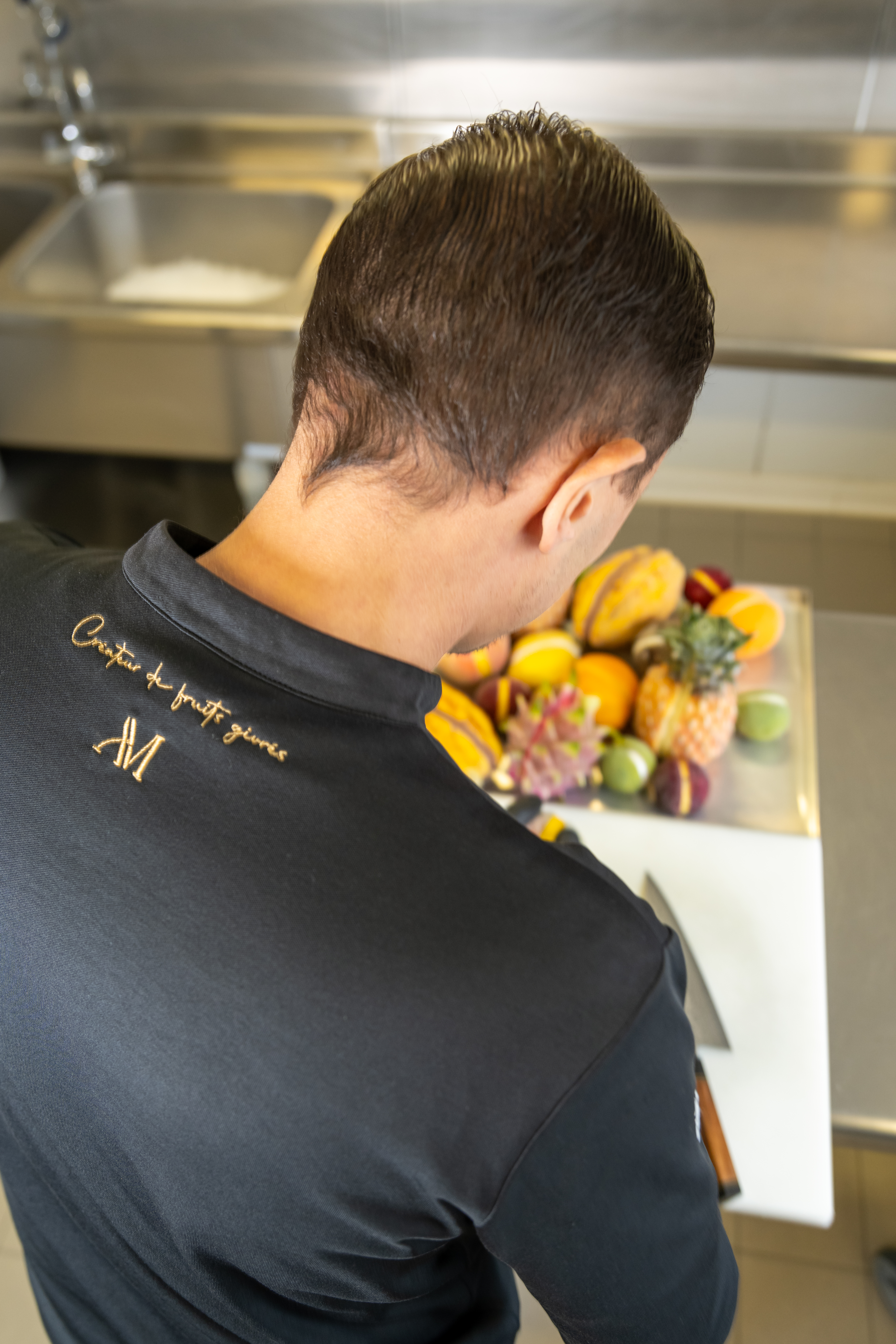 Arnaud dans le laboratoire